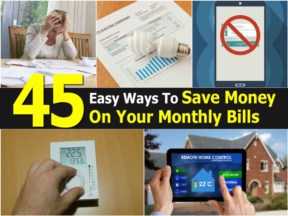 Effective Ways to Save Money on Your Monthly Bills